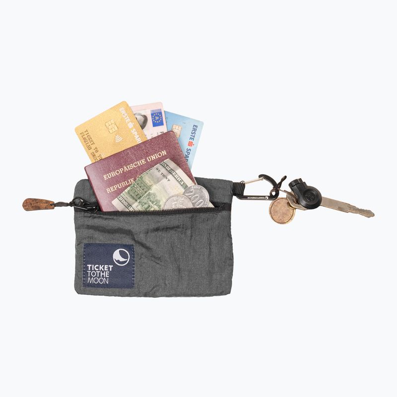 Peněženka Ticket To The Moon Travel dark grey 2