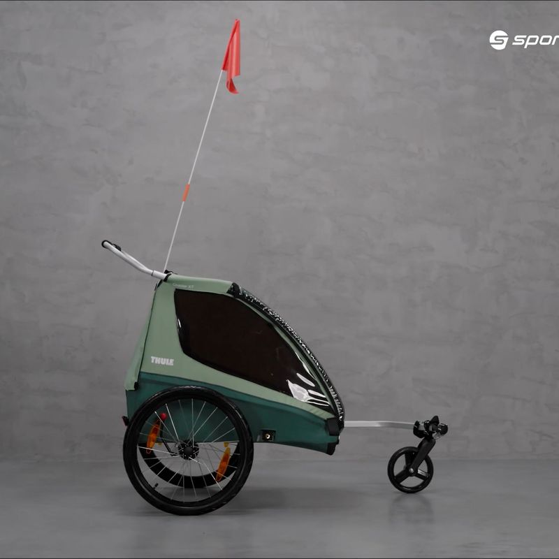 Thule Coaster XT Bike Trailer+Stroll Green 10101820 10