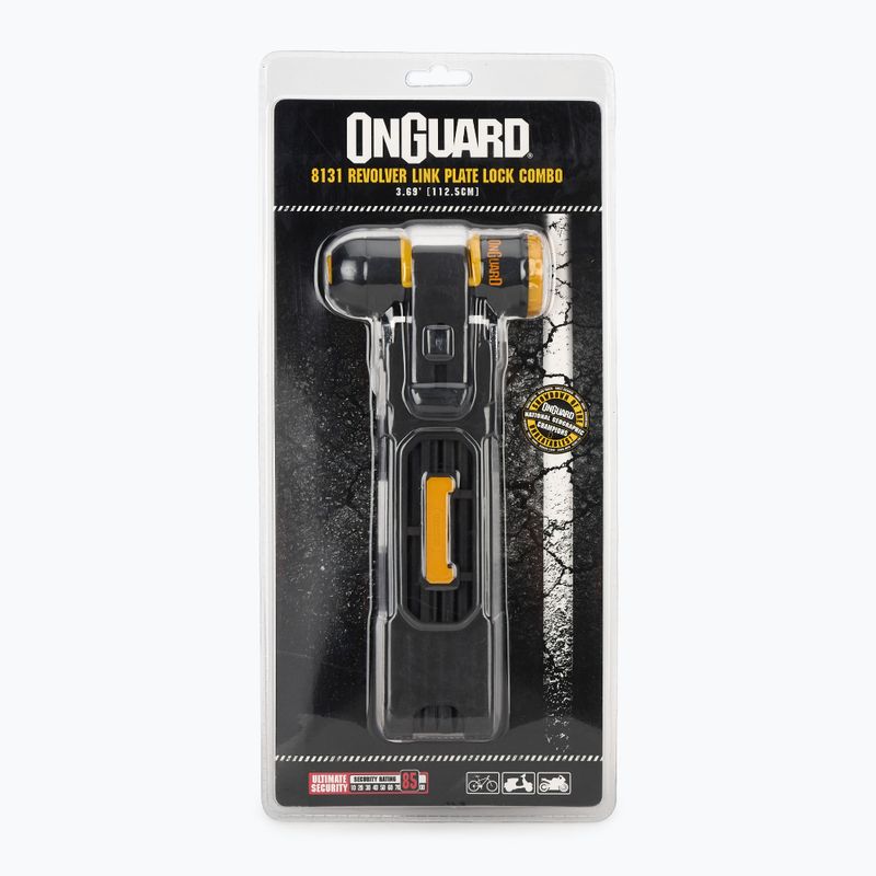 Zámek na kolo OnGuard Link Plate Lock Revolver Combo X4P 8131