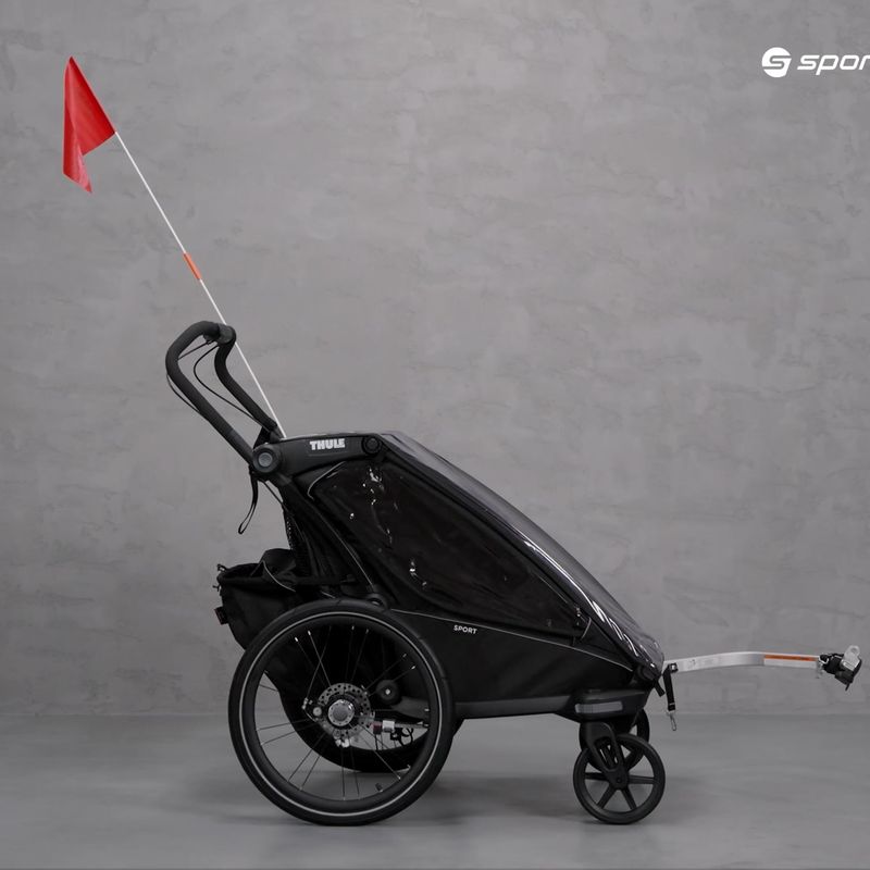Thule Chariot Sport dvojitý přívěs na kolo černý 10201023 10