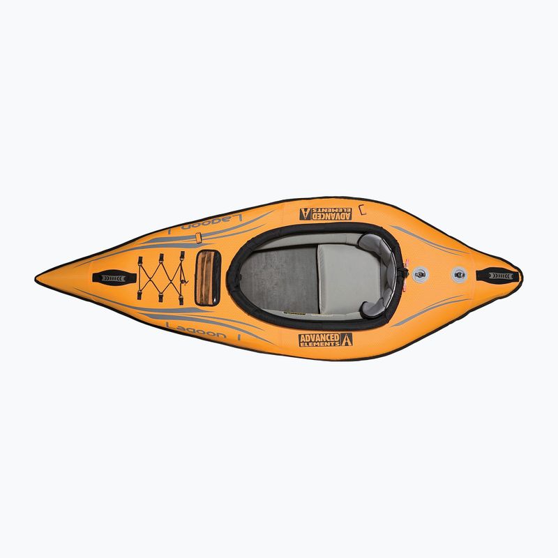 Nafukovací kajak pro 1 osobu Advanced Elements Lagoon 1 TM with Pump 254 cm orange/gray 3