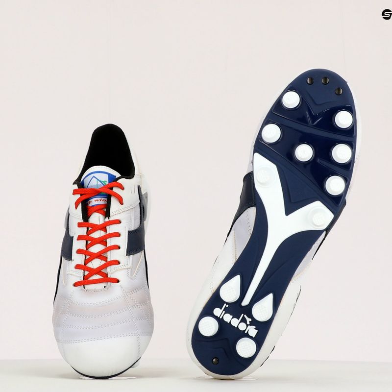 Pánské kopačky Diadora Match Winner RB Italy OG MDPU white and blue DD-101.172359-C1494 12