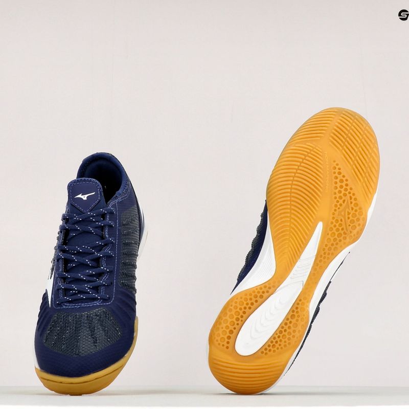Mizuno Rebula Sala Elite IN pánské kopačky tmavě modré Q1GA202001 10