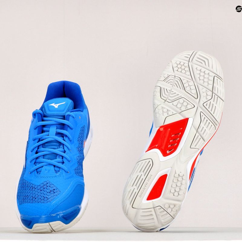 Mizuno Wave Stealth V házenkářské boty modré X1GA180024 10