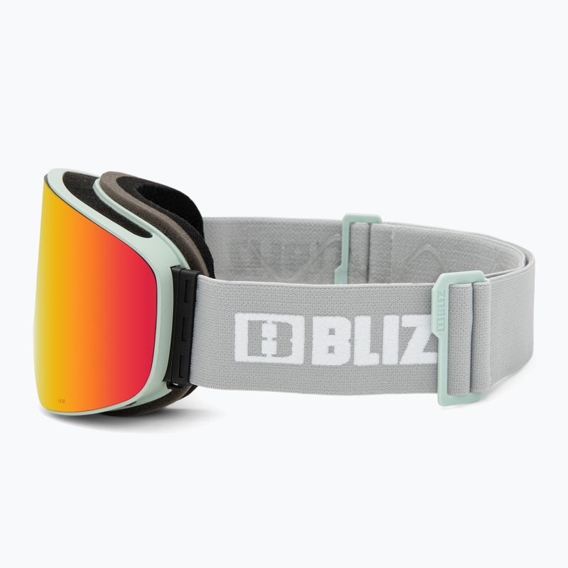 Lyžařské brýle Bliz Flow matt light grey/brown red multi/pink 5