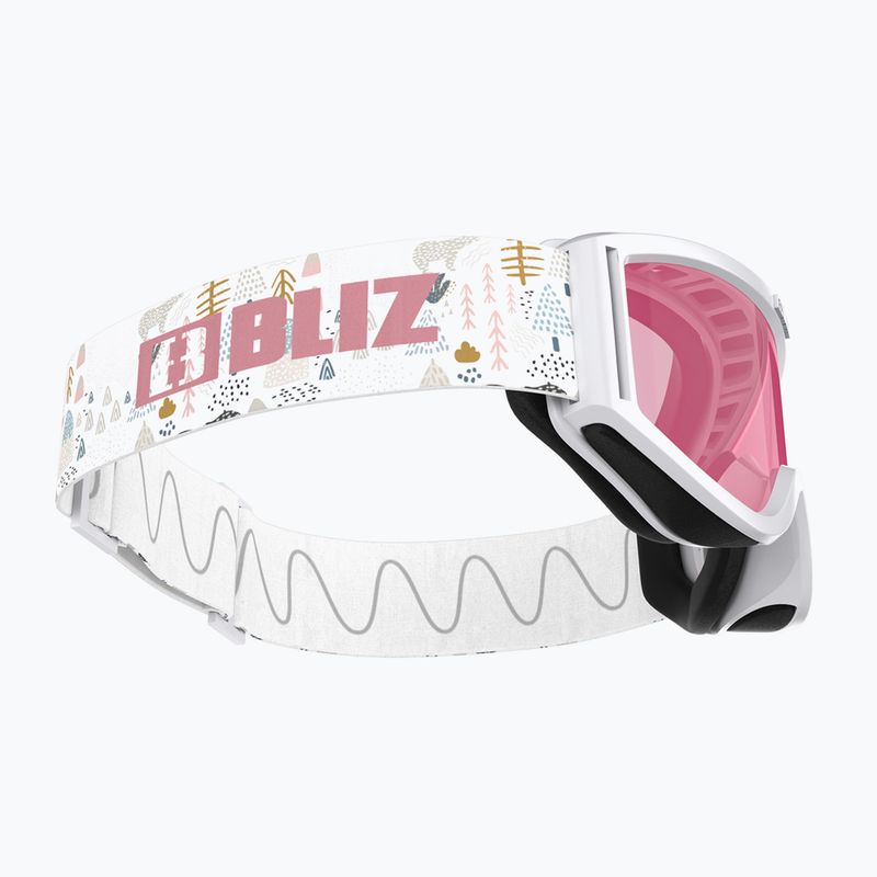 Dětské lyžařské brýle Bliz Pixie Jr white/pink 4