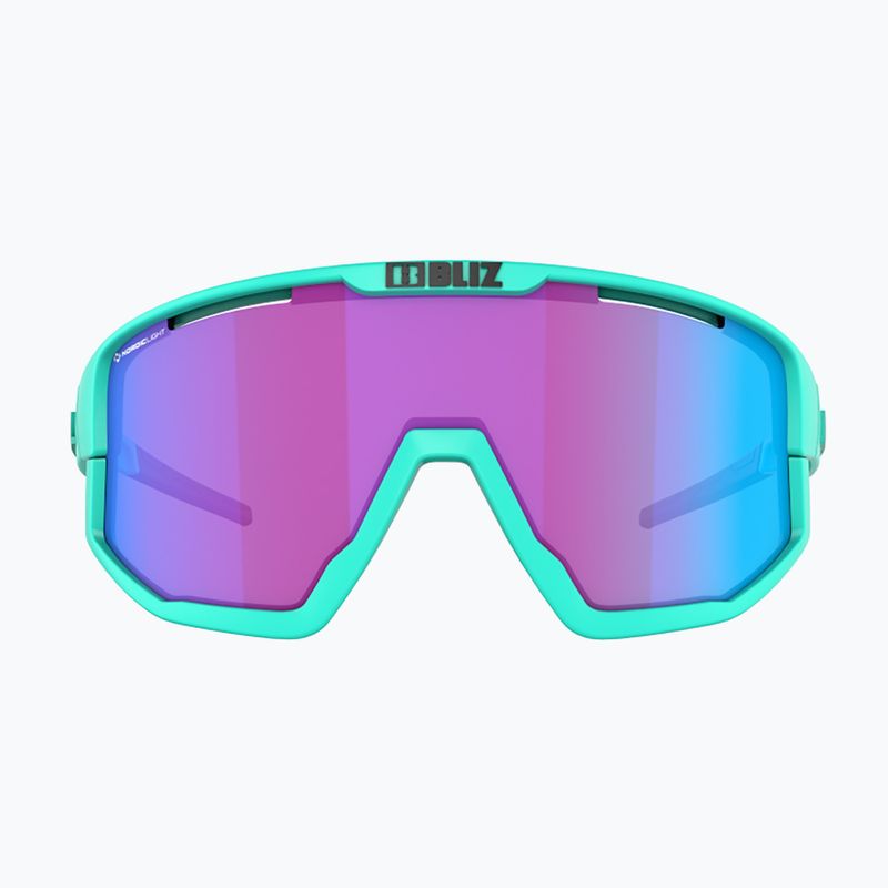 Cyklistické brýle Bliz Fusion Nano Optics Nordic Light S2 matné tyrkysové/begonia/fialově modré multi 5