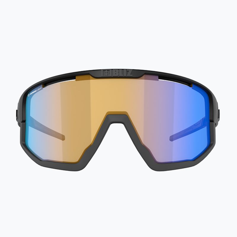 Bliz Vision Nano Optics Nordic Light S2 matná černá/světle korálová/oranžová modrá multi brýle na kolo 5