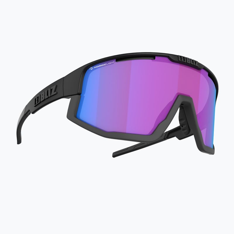 Cyklistické brýle Bliz Fusion Nano Optics Nordic Light S2 matt black/begonia/violet blue multi 3