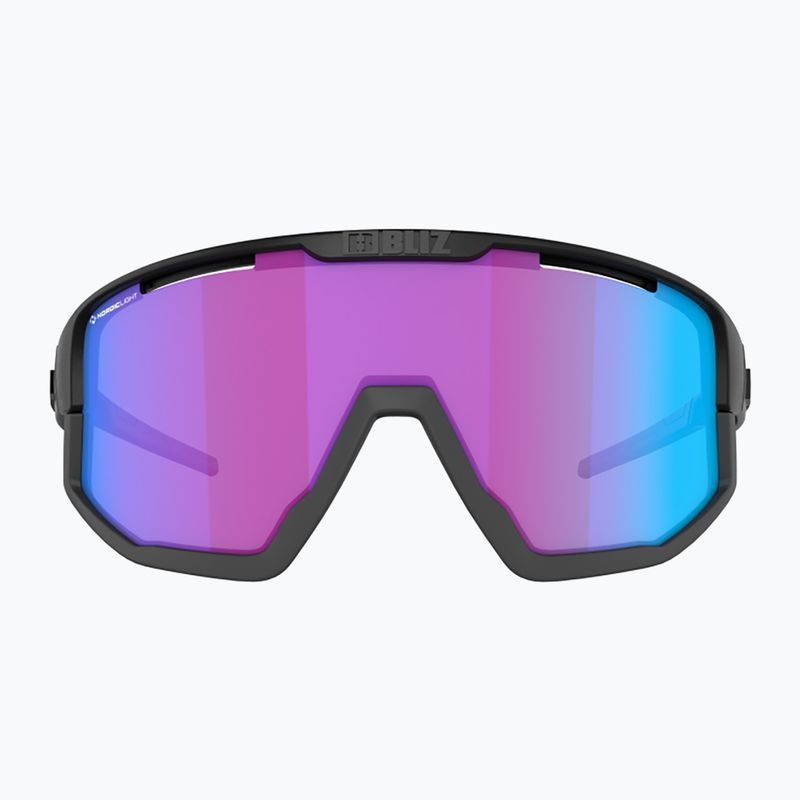 Cyklistické brýle Bliz Fusion Nano Optics Nordic Light S2 matt black/begonia/violet blue multi 5