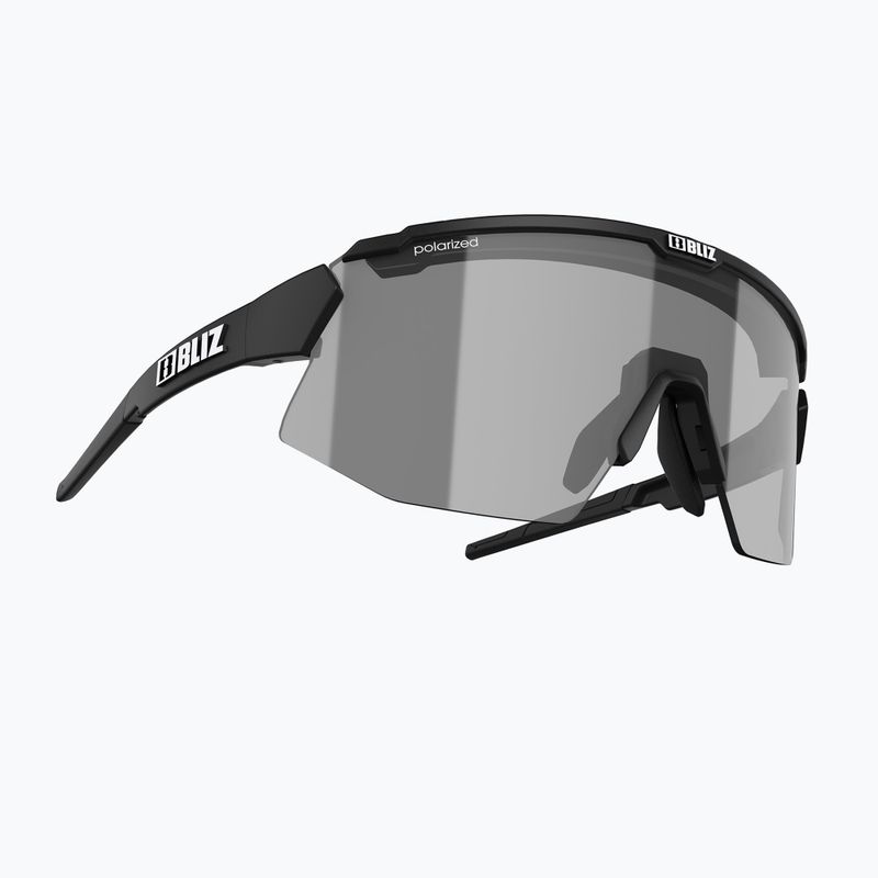 Bliz Breeze Polarized S3+S2 matné černé/hnědé stříbrné zrcadlo/bazicky oranžové cyklistické brýle 3