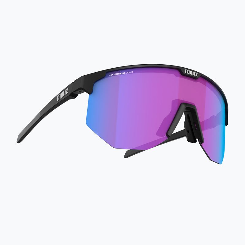 Cyklistické brýle Bliz Hero Nano Optics Nordic Light S2 matná černá/světlá begonie/fialová modrá multi 2