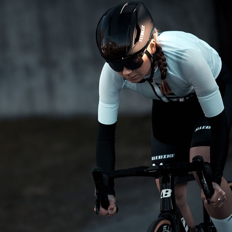 Cyklistické brýle Bliz Hero S3 matně černé/kouřově stříbrné zrcadlové 9