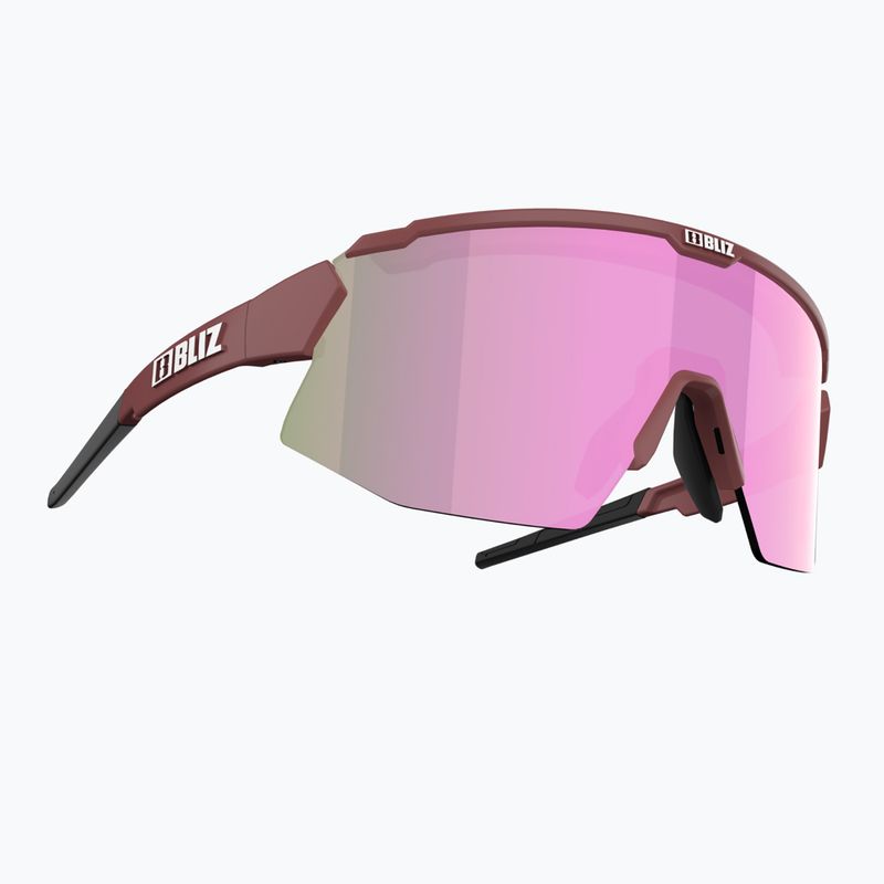 Bliz Breeze Small S3+S1 matné vínové / hnědé růžové multi / růžové cyklistické brýle 52212-44 6