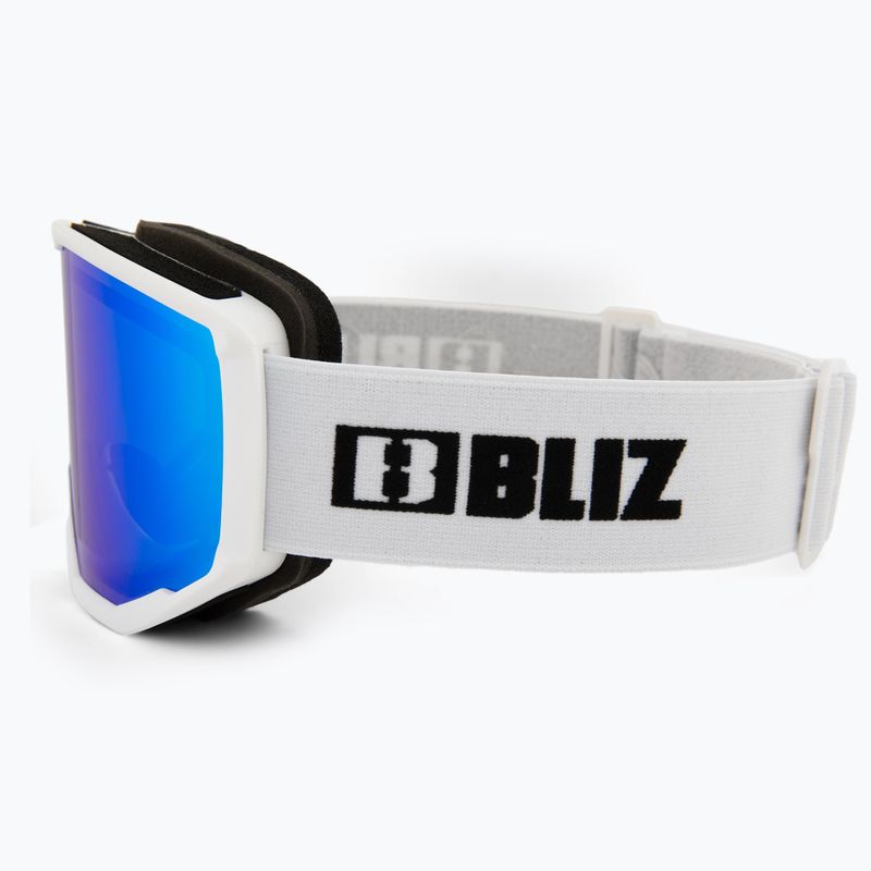 Lyžařské brýle Bliz Spark white/smoke&blue 4
