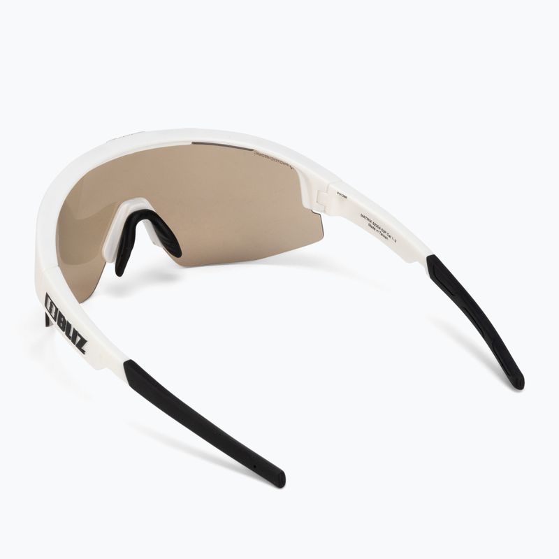 Cyklistické brýle Bliz Matrix Nano Optics Photochromic S1-S3 matt white / brown blue multi 52304-03P 2