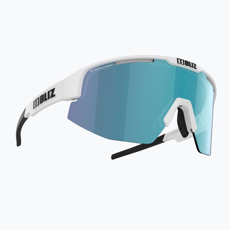 Cyklistické brýle Bliz Matrix Nano Optics Photochromic S1-S3 matt white / brown blue multi 52304-03P 5