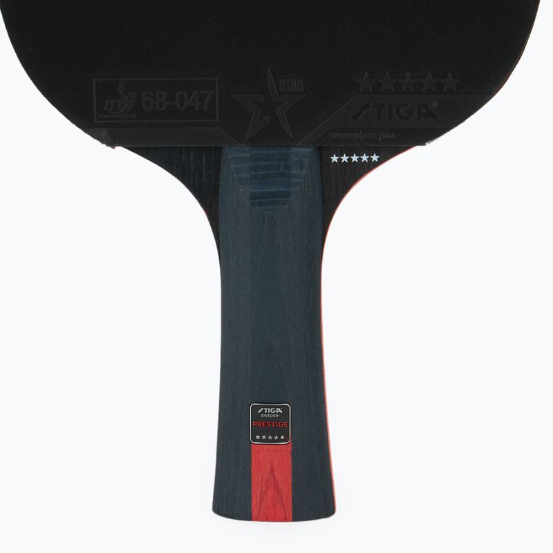 Stolní tenisová pálka STIGA Prestige 5-Star black/red 4
