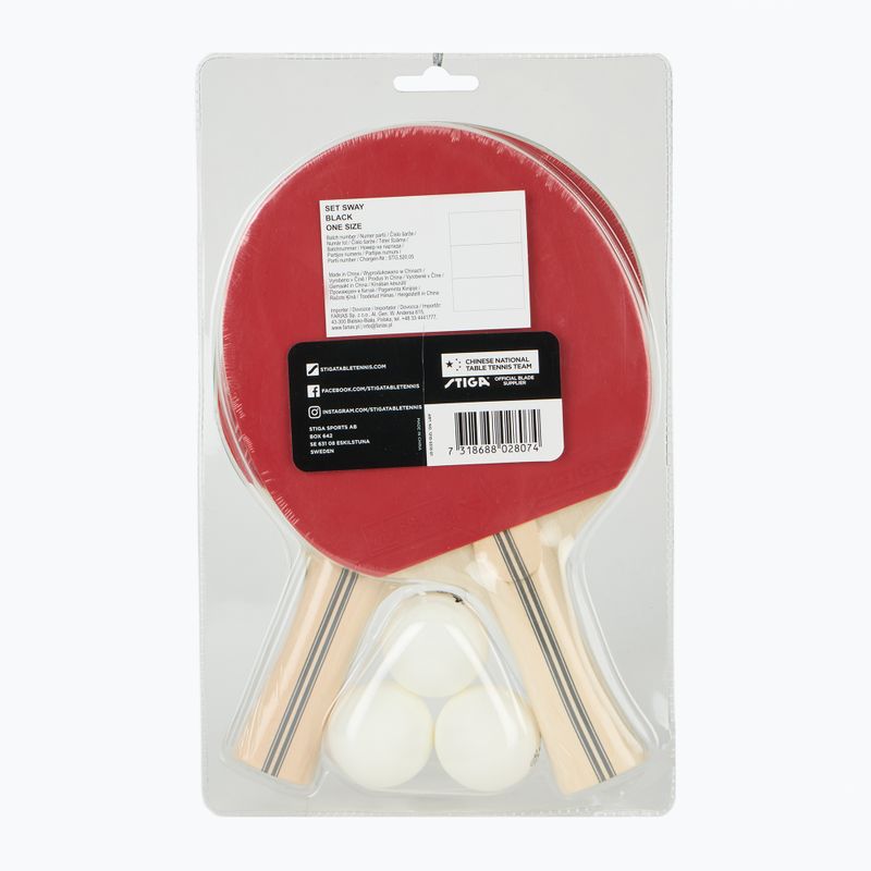 Sada na stolní tenis STIGA Sway Set black 2
