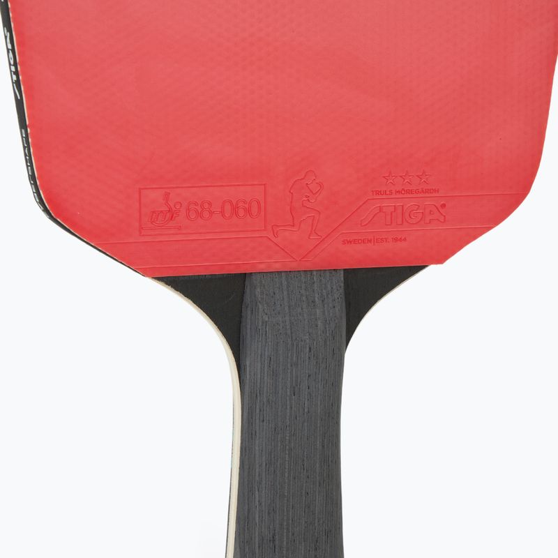 Pálka na stolní tenis STIGA Cybershape Future 3-Star black/red 5