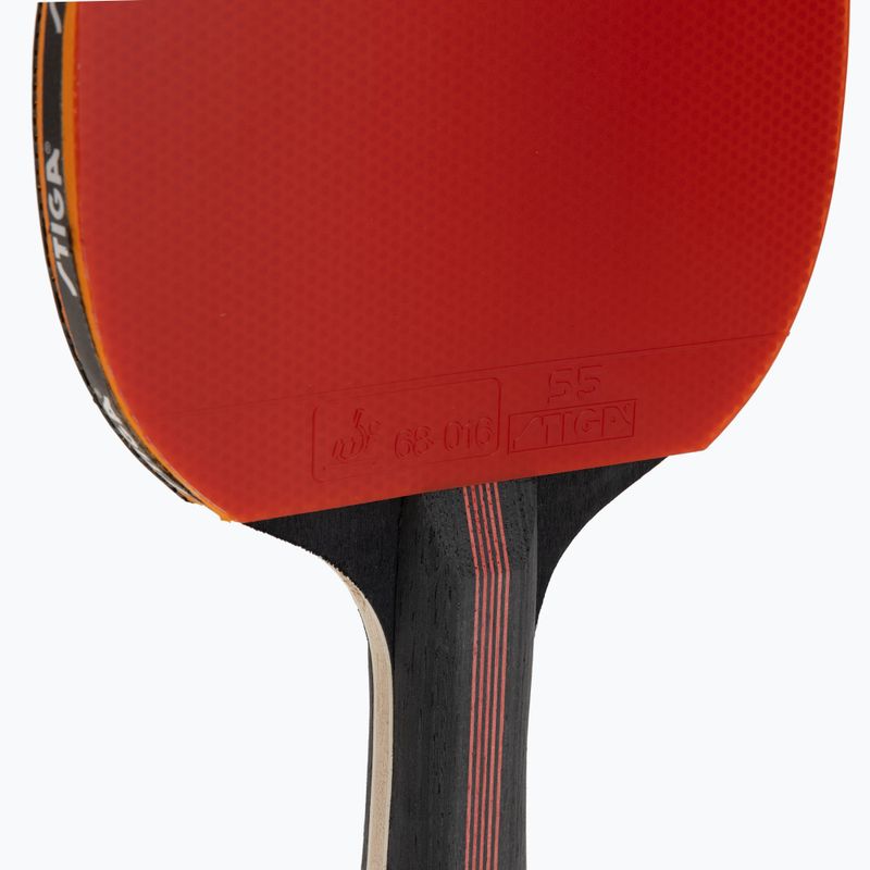 Pálka na stolní tenis STIGA Flexure V2 5-Star black/red 5
