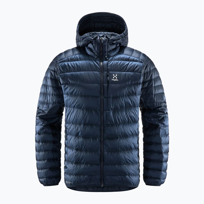 Pánská péřová bunda Haglöfs Roc Down Hood navy blue 604682