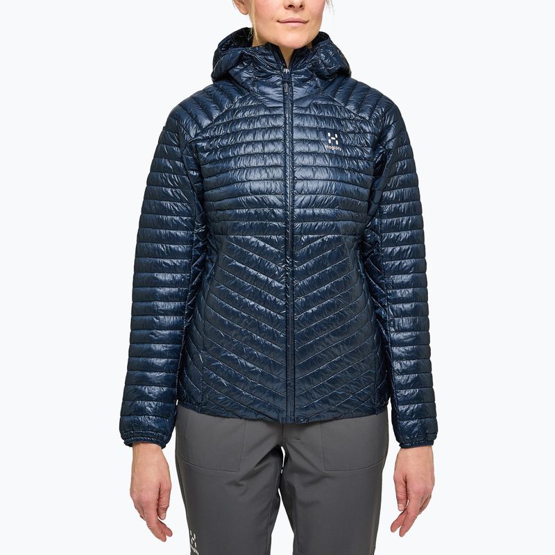 Haglöfs dámská péřová bunda L.I.M Mimic Hood navy blue 604941