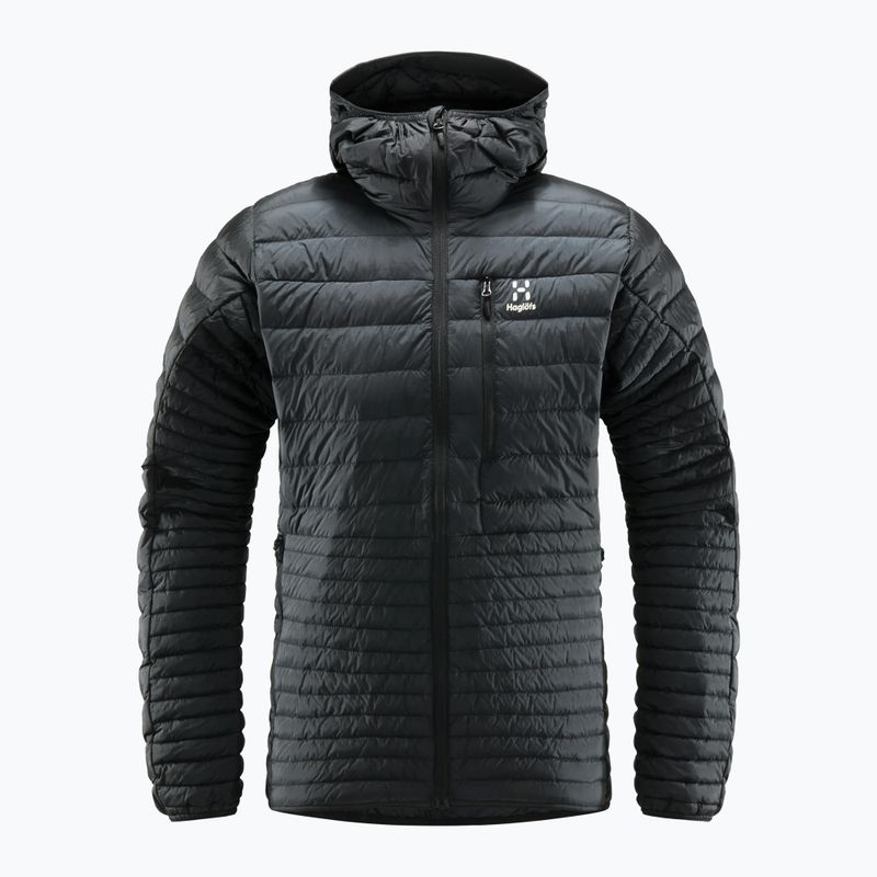 Pánská péřová bunda Haglöfs Micro Nordic Down Hood black 605047