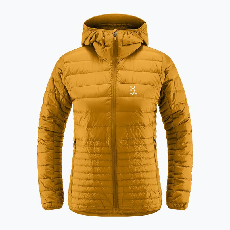 Dámská péřová bunda Haglöfs Micro Nordic Down Hood yellow 6050484Q4010 5