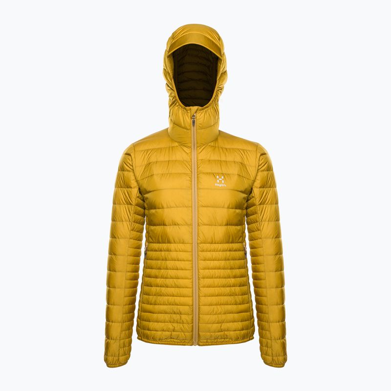 Dámská péřová bunda Haglöfs Micro Nordic Down Hood yellow 6050484Q4010