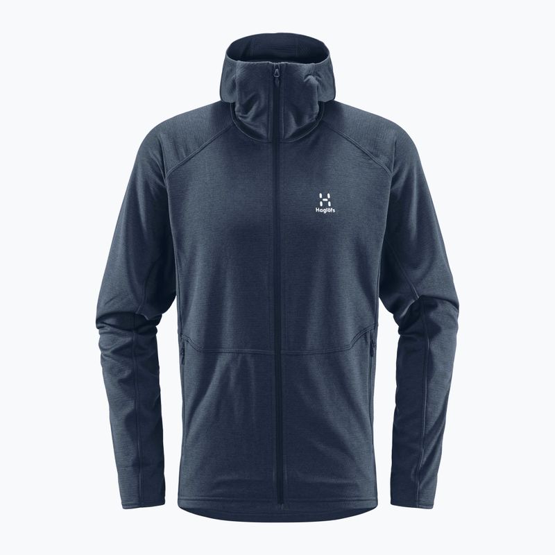 Pánská trekingová mikina Haglöfs Skuta Hood navy blue 605071