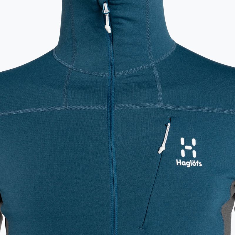 Pánská trekingová mikina Haglöfs L.I.M Mid Comp Hood blue 605254 3