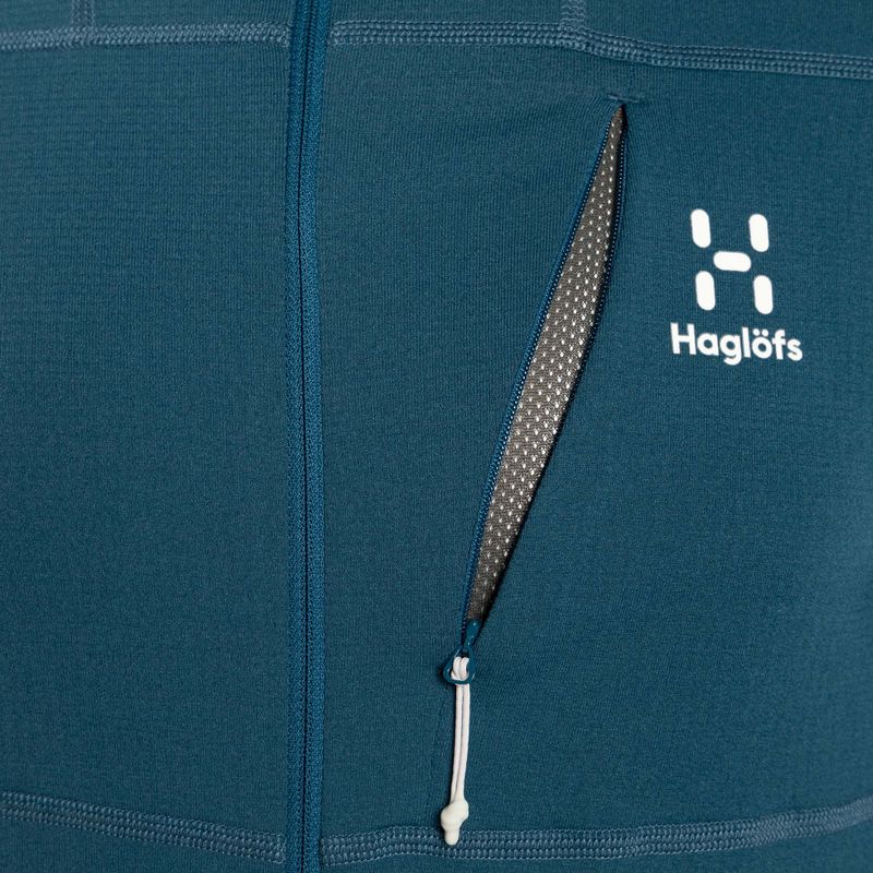 Pánská trekingová mikina Haglöfs L.I.M Mid Comp Hood blue 605254 4