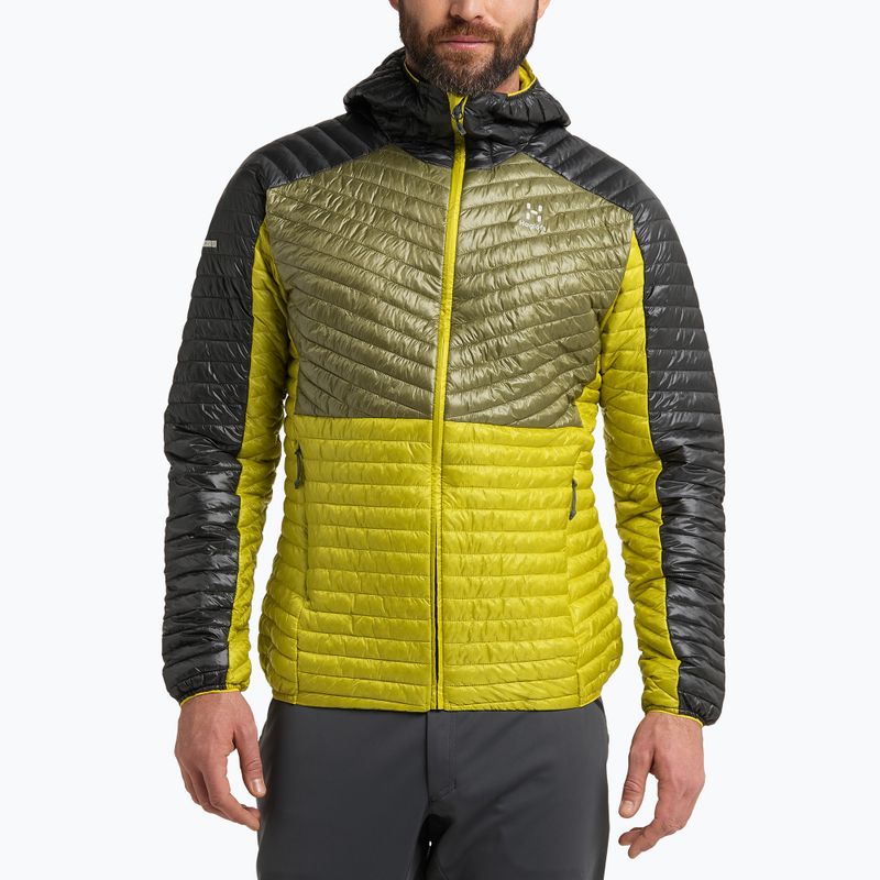 Haglöfs pánská péřová bunda L.I.M Mimic Hood zelená 604940