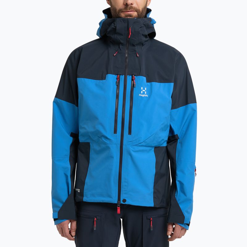 Pánská bunda do deště Haglöfs Spitz GTX PRO modrá 605390