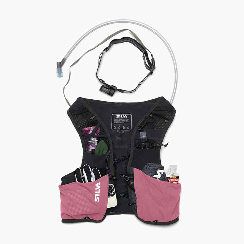 Běžecká vesta Silva Strive 5L Vest rose 7