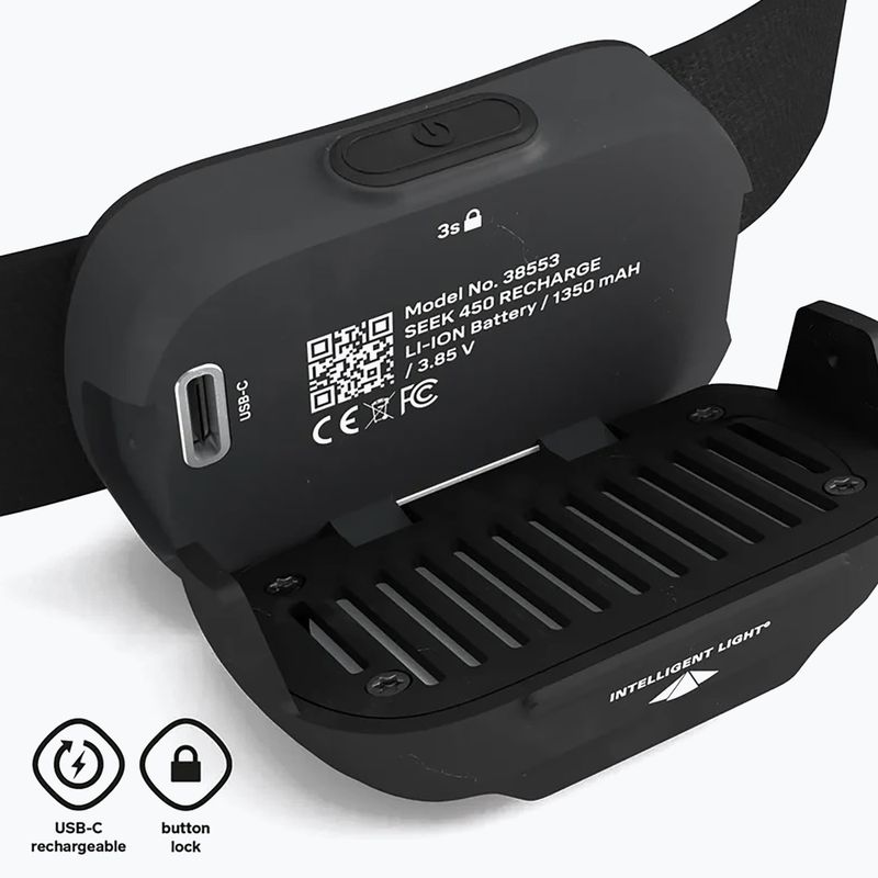 Čelovka Silva Seek 600 Recharge black 6