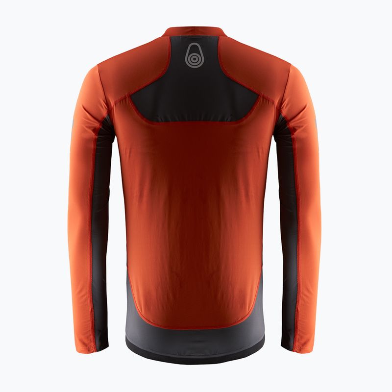 Pánské jachtařské tričko longsleeve Sail Racing Reference LS Rashguard fiery red 2