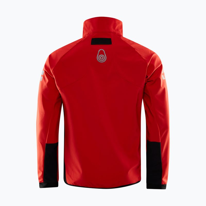 Pánská jachtařská bunda Sail Racing Spray Softshell bright red 2