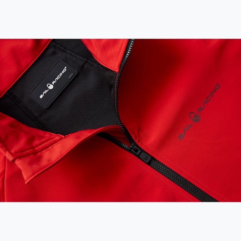 Pánská jachtařská bunda Sail Racing Spray Softshell bright red 3