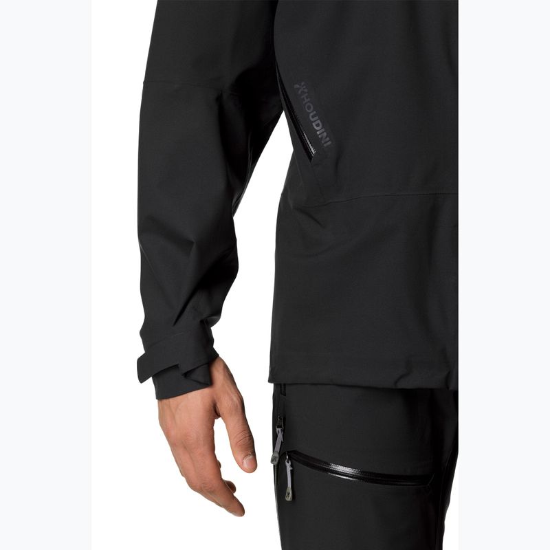 Pánská bunda do deště Houdini BFF true black 4