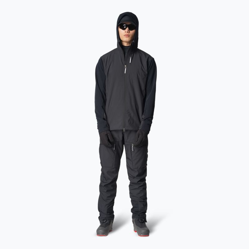 Pánská hybridní bunda Houdini Moonwalk Houdi true black 2