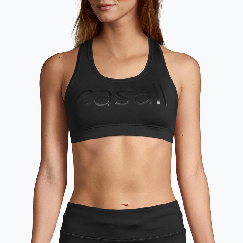 Casall Iconic Wool Sportovní fitness podprsenka černá 18850