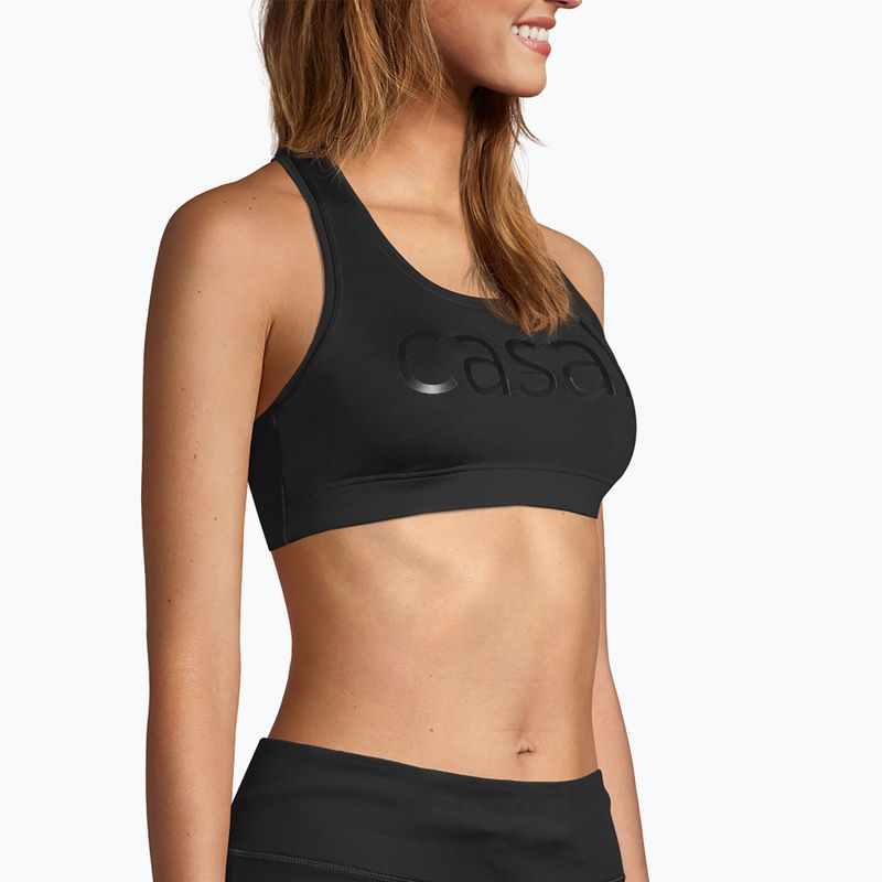 Casall Iconic Wool Sportovní fitness podprsenka černá 18850 3