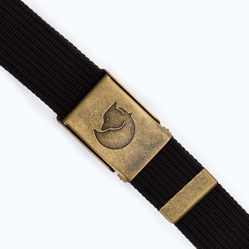 Fjällräven Canvas Brass Belt black F77297 2