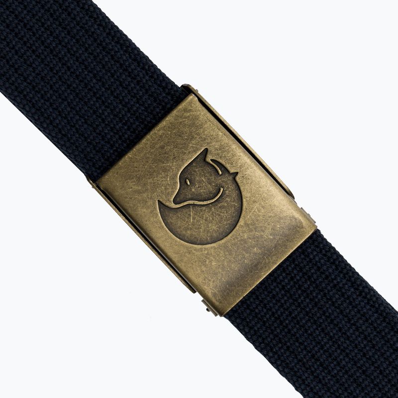 Fjällräven Canvas Brass Belt navy blue F77297 2