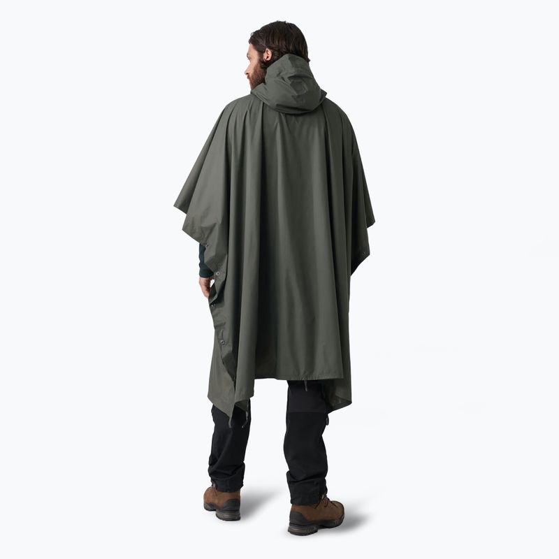 Pláštěnka Fjällräven Poncho dark olive 3