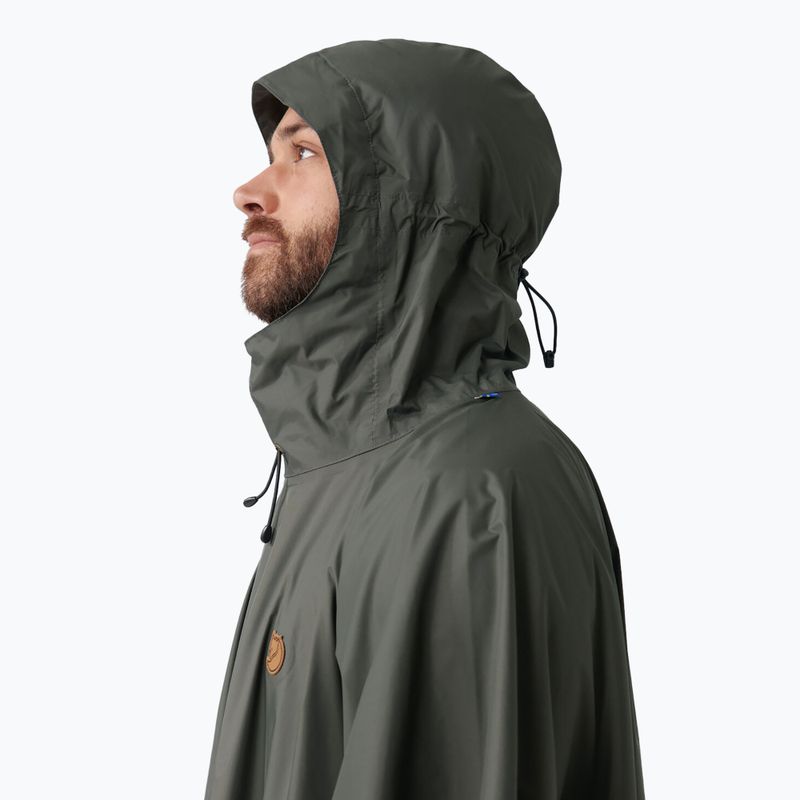 Pláštěnka Fjällräven Poncho dark olive 5
