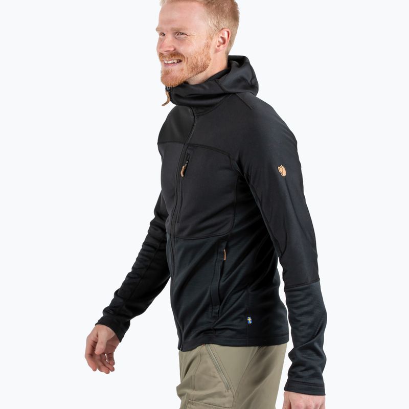 Pánská trekingová mikina Fjällräven Abisko Trail Fleece black F82257 2