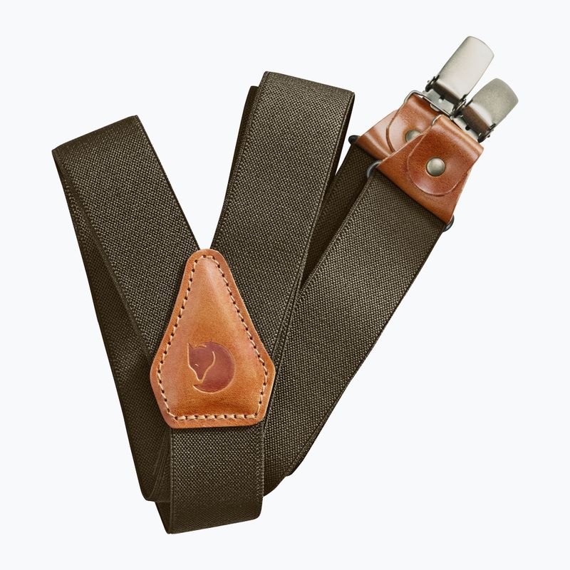 Šle na kalhoty Fjällräven Singi Clip Suspenders dark olive 2